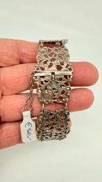 Antiek zilveren armband. Lengte: 19,5 cm., Sieraden, Tassen en Uiterlijk, Antieke sieraden, Ophalen of Verzenden, Zilver, Armband
