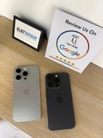 nieuwstaat iPhone 15 pro 256gb 1 jaar garantie, 256 GB, Apple, Apple, Zwart