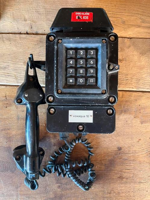 Vintage Fernsig PTT bunker telefoon mijntelefoon, Verzamelen, Militaria | Algemeen, Landmacht, Overige typen, Nederland, Ophalen of Verzenden