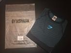 Gymshark Onyx 5.0 Seamless Long Sleeve T-Shirt - Brand Blue, Kleding | Heren, Fitness, Ophalen of Verzenden, Gymshark, Zwart