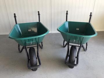 Kruiwagens.Nieuw.Inhoud : 85 liter. Zie tekst en foto’s. beschikbaar voor biedingen