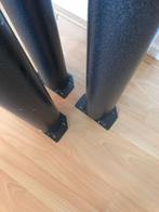 Poten, metaal voor bureau of tafelblad, Diverse soorten., Ophalen, Gebruikt, Bureau