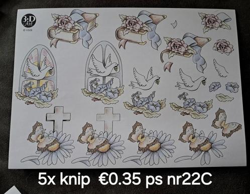 Knipvellen speciaal dag, Hobby en Vrije tijd, Kaarten | Zelf maken, Gebruikt, Knipvel, Ophalen of Verzenden