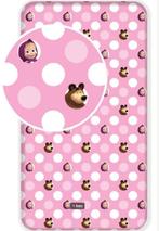 Masha en de beer hoeslaken, Ophalen of Verzenden, Nieuw, Eenpersoons, Hoeslaken of Sloop