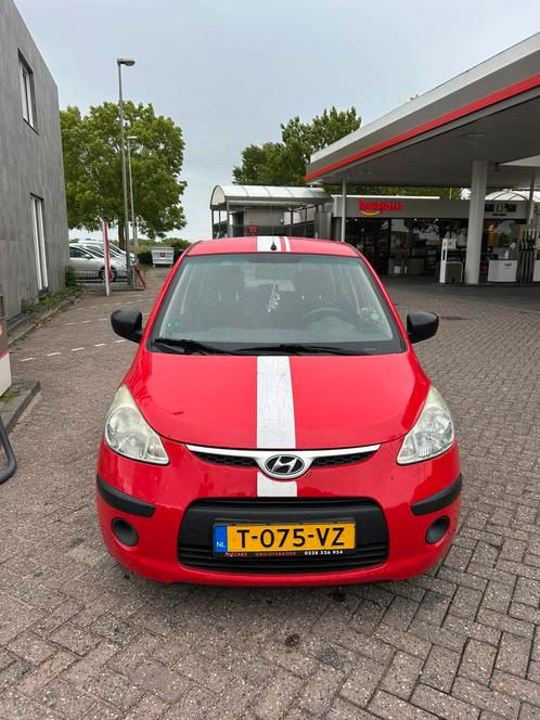 Hyundai i10 1.1 I 5DR 2009 Rood, Auto's, Hyundai, Particulier, i10, Benzine, Hatchback, Handgeschakeld, Geïmporteerd, Rood, Zwart
