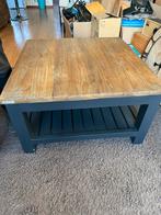 Teak Houten salontafel Goossens 2 stuks, Huis en Inrichting, Tafels | Salontafels, Ophalen, Gebruikt, 100 tot 150 cm, Eikenhout