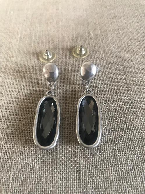 Zamak oorbellen (90) Zwart/Grijs, Sieraden, Tassen en Uiterlijk, Oorbellen, Nieuw, Knopjes of Stekers, Overige materialen, Zilver
