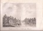 Gesigt over de Rivier de Vecht nabij Maarssen Litho ca. 1835, Antiek en Kunst, Ophalen of Verzenden