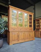 Hoge Buffetkast | Openslaande deuren| Teak Vitrine #949, Huis en Inrichting, 25 tot 50 cm, 200 cm of meer, Ophalen of Verzenden