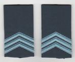 Set rang Sergeant KLu, Kon Luchtmacht (grijsblauw), Ophalen of Verzenden, Luchtmacht, Nederland, Embleem of Badge