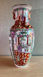 Prachtige Chinese Canton porseleinen vaas, Ophalen of Verzenden