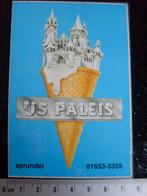 sticker ijs p[aleis sprundel logo ijshoorn kasteel, Verzenden, Zo goed als nieuw, Bedrijf of Vereniging