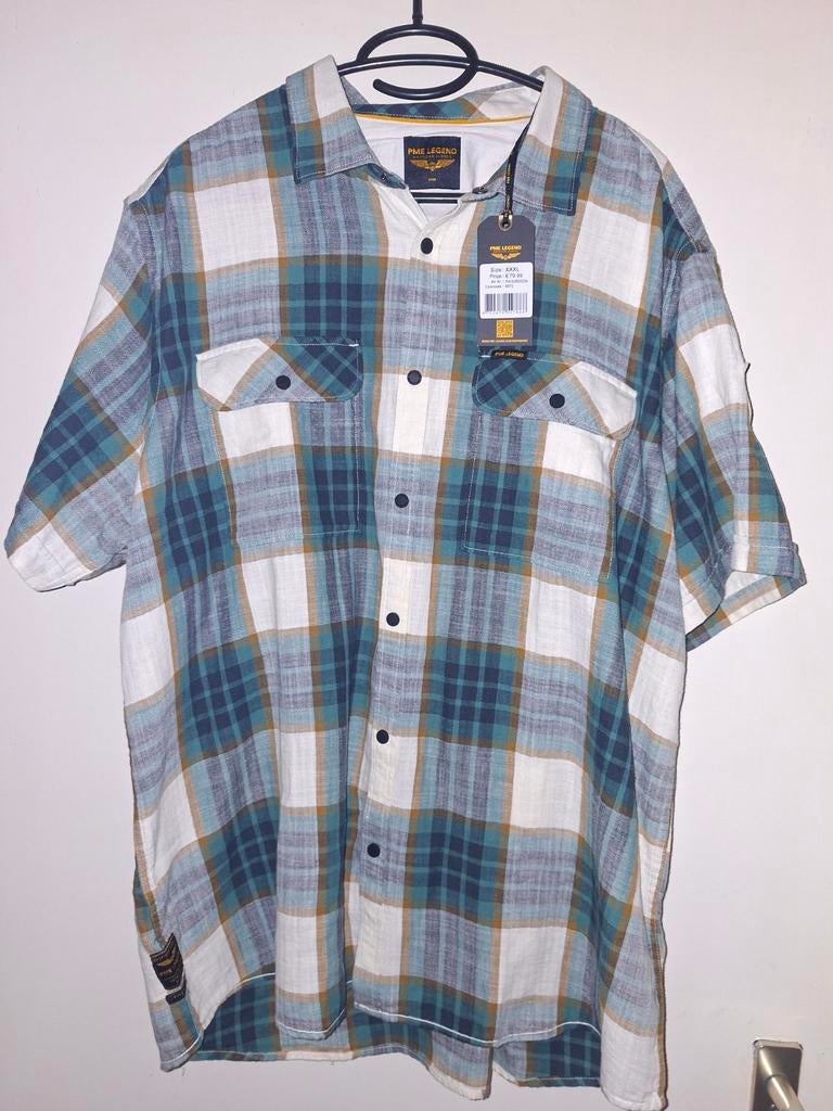 Pme legend heren overhemd korte mouw geblokt xxxl nieuw, Kleding | Heren, Grote Maten, Ophalen of Verzenden, Nieuw, Overhemd