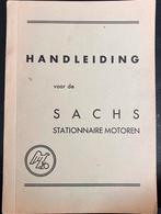 Handleiding voor de Sachs Stationnaire Motoren uit 1939., Ophalen of Verzenden, Overige merken