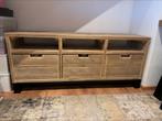 Steiger hout tv meubel 140x40x60 in goede staat, Ophalen, 100 tot 150 cm, Zo goed als nieuw, Minder dan 100 cm