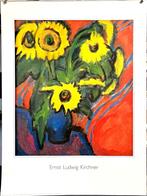 Ernst Ludwig Kirchner - Zonnebloemen - Verkerke print (1995), Antiek en Kunst, Kunst | Litho's en Zeefdrukken, Ophalen