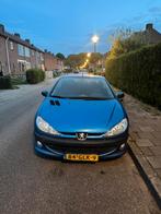 Peugeot 206 2.0 16V CC 2001 Blauw, 136 pk, 4 cilinders, Cabriolet, Handgeschakeld