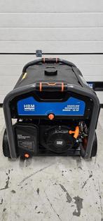 HBM 8000W Aggregaat - Generator 400/230/12 Volt Benzine., Elektrisch startend, Benzine, Ophalen of Verzenden, Zo goed als nieuw