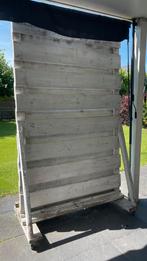 Tuinscherm van steigerhout, Ophalen, Gebruikt, 200 cm of meer, 150 tot 200 cm