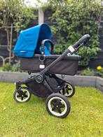 Bugaboo Buffalo kinderwagen complete – black/royal blue, Ophalen, Gebruikt, Verstelbare duwstang, Bugaboo