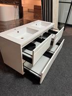 Badmeubel 120cm glans wit 4 laden Brauer van €1685 nu €650, Huis en Inrichting, Badkamer | Badkamermeubels, Ophalen, 100 tot 150 cm