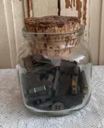 Brocante loden letters - letterbakletters en plaatjes, Antiek en Kunst, Ophalen of Verzenden