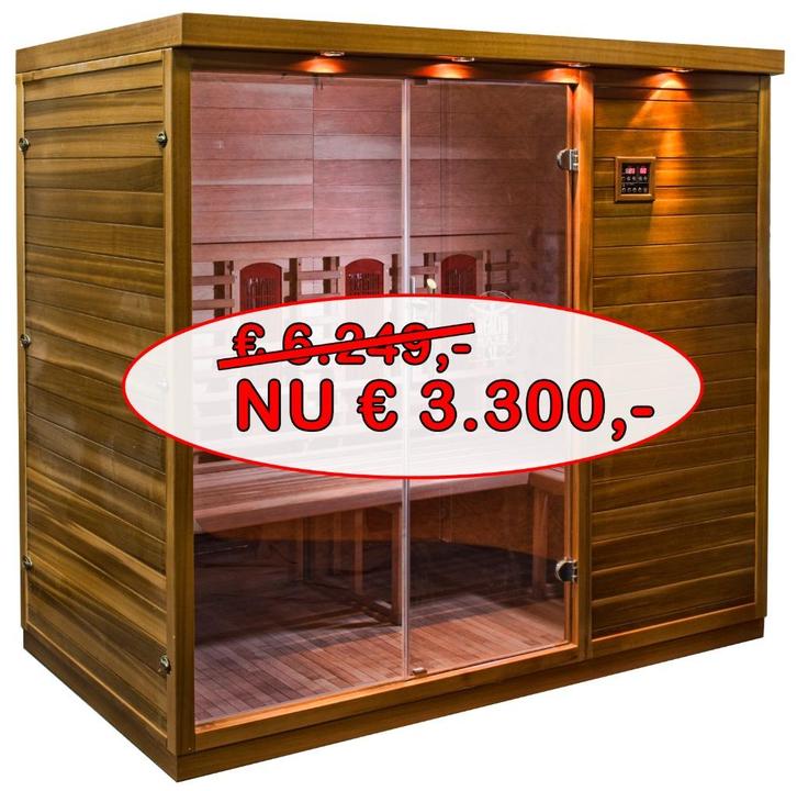 Health-Wave SC9006 Infrarood sauna, Sport en Fitness, Sauna, Nieuw, Complete sauna, Infrarood, Ophalen