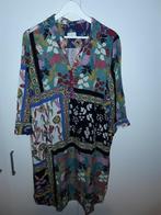 Milano Italy Gekleurde Jurk Met Leuke Print Maat XL, Overige kleuren, Maat 46/48 (XL) of groter, Ophalen of Verzenden, Boven de knie