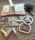 Wii met toebehoren, Spelcomputers en Games, Ophalen of Verzenden, Zo goed als nieuw, Met 1 controller, Met games