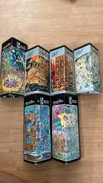 6 heye puzzels, 3 mordillo 1500 en 3 loup 1000 stukjes, Verzenden, Zo goed als nieuw