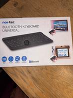 Nor-Tec universeel Bluetooth-toetsenbord., Computers en Software, Toetsenborden, Nieuw, Ophalen of Verzenden, Draadloos, Qwerty