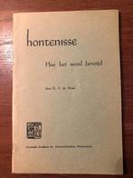Dec.1944 Fr. P. de Waal: Hontenisse hoe het werd bevrijd., Verzenden, Nederland, Boek of Tijdschrift