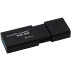 Kingston 64gb stick - usb 3.0, DataTraveler, 100g3, Computers en Software, USB Sticks, Nieuw, 64 GB, Ophalen of Verzenden