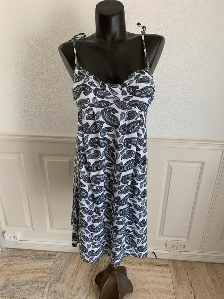 Lidea strand jurk maat s, Kleding | Dames, Jurken, Nieuw, Maat 38/40 (M), Zwart, Knielengte, Verzenden