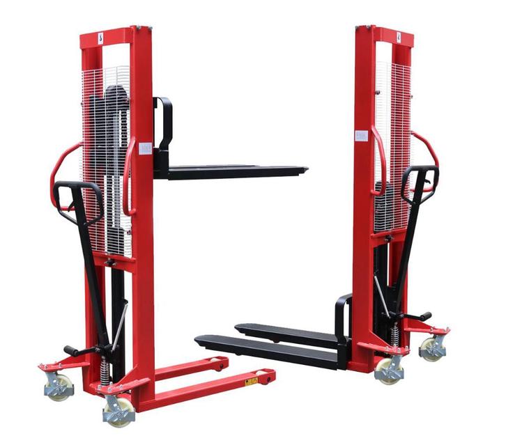 stapelaar 1600 mm hef en 1000 kg capaciteit, Zakelijke goederen, Machines en Bouw | Heftrucks en Intern transport, Stapelaar, Handmatig