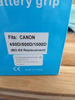 Batterij handgreep voor Canon 450/500/1000D, Ophalen of Verzenden, Nieuw