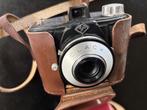 Agfa Clack boxcamera 60 tot 70 jaar oud in prefect foudraal, Audio, Tv en Foto, Fotocamera's Analoog, Ophalen of Verzenden, Gebruikt