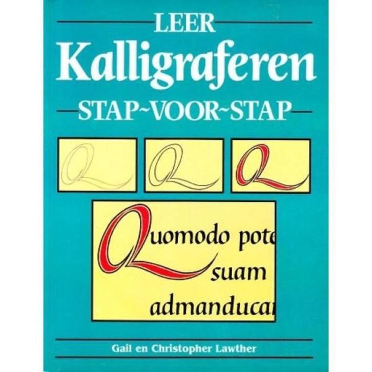 Leer Kalligraferen stap-voor-stap, Boeken, Hobby en Vrije tijd, Zo goed als nieuw, Overige onderwerpen, Ophalen of Verzenden