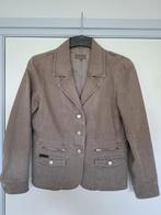 Gigue lichtbruine katoenen blazer, maat 42, Kleding | Dames, Ophalen of Verzenden, Zo goed als nieuw, Maat 42/44 (L), Bruin