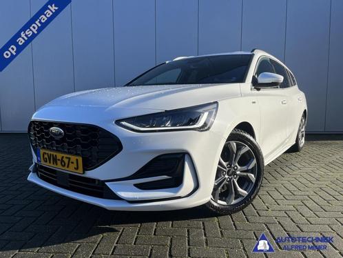 Ford Focus Wagon 1.0 EBH ST Line X Carplay Camera, Auto's, Ford, Bedrijf, Focus, ABS, Achteruitrijcamera, Adaptive Cruise Control