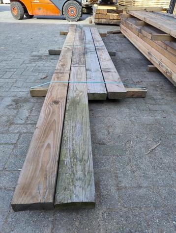 Partij - Douglas balken geschaafd 7x17 cm - B-keus/vergrijsd beschikbaar voor biedingen