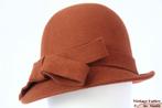 cloche dophoed Dameshoed Hawkins oranje bruin vilt 54-58 new, Kleding | Dames, Hoeden en Petten, Hoed, Hawkins, Nieuw, One size fits all