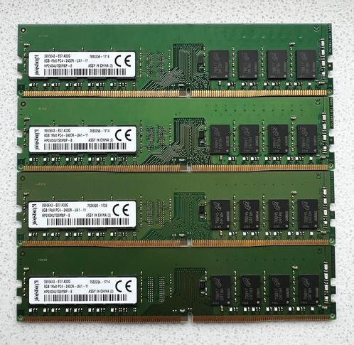 4x RAM Geheugenmodules – 8GB per stuk, Computers en Software, RAM geheugen, Zo goed als nieuw, Desktop, DDR4, Ophalen of Verzenden