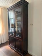 Prachtige grote vitrinekast - H245xB127xD38cm, Huis en Inrichting, Kasten | Buffetkasten, Ophalen, Gebruikt, 100 tot 150 cm, 200 cm of meer