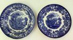 ANTIEK BLAUW BORD UNIEK EXEMPLAAR, Antiek en Kunst, Ophalen of Verzenden