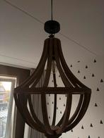 Houten Hanglamp - Sfeervolle Verlichting, Huis en Inrichting, Lampen | Hanglampen, Ophalen, Zo goed als nieuw, Hout, 50 tot 75 cm