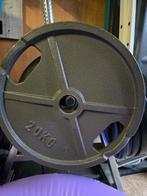 2x 20kg halterschijven zo goed als nieuw., Sport en Fitness, Fitnessmaterialen, Ophalen of Verzenden, Zo goed als nieuw
