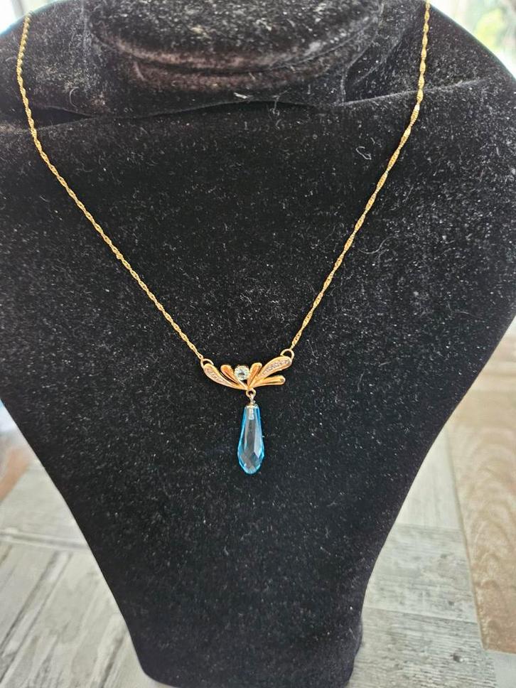 Gouden ketting, Sieraden, Tassen en Uiterlijk, Kettingen, Zo goed als nieuw, Goud, Goud, Verzenden