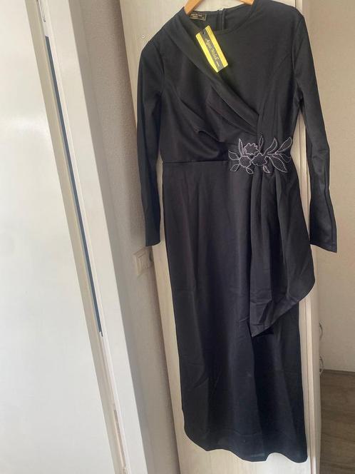 Avond jurk, Kleding | Dames, Jurken, Nieuw, Maat 38/40 (M), Zwart, Onder de knie, Ophalen