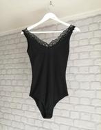 Body top met kant, Zwart, Nieuw, Ophalen of Verzenden, Onbekend